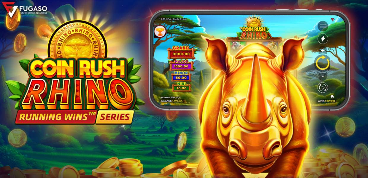 Coin Rush Rhino Running Wins
