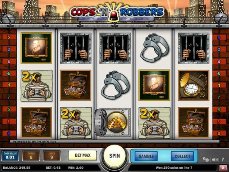 Видео покер Cops'n'Robbers демо-игра