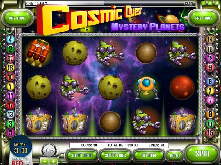 Онлайн слот Cosmic Quest: Mystery Planets играть