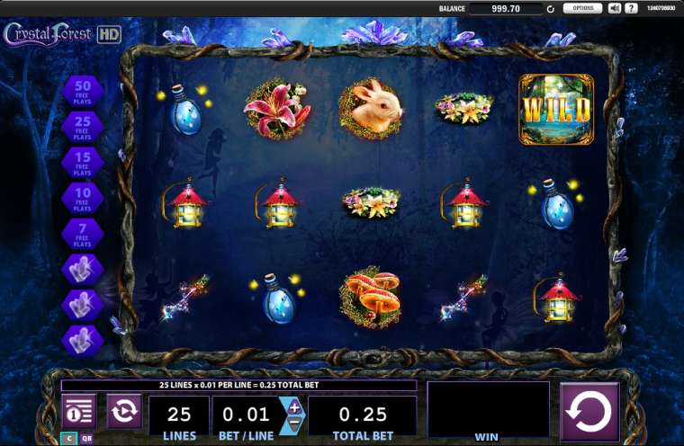 Видео покер Crystal Forest HD демо-игра