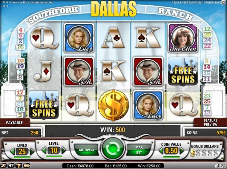 Видео покер Dallas демо-игра