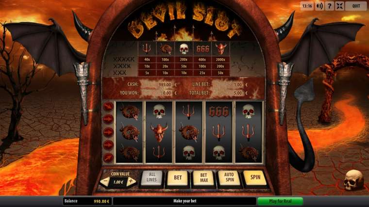 Видео покер Devil Slot демо-игра