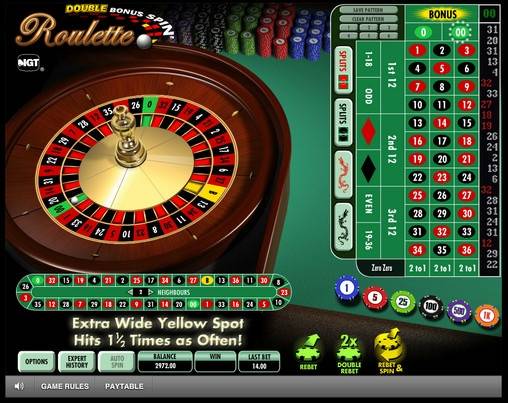 Рулетка Double Bonus Spin Roulette