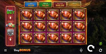 Dragons Glow Hold and Win: Игровой автомат