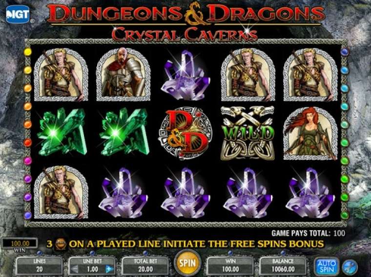 Онлайн слот Dungeons & Dragons – Crystal Caverns играть