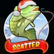 Символ Scatter в Christmas Big Bass Bonanza