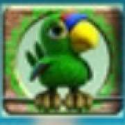 Символ Зеленый попугай в Feathered Frenzy