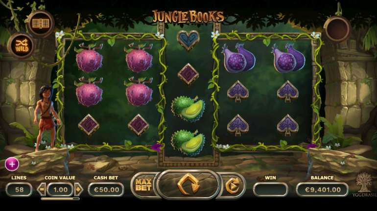 Jungle books книга джунглей игровой автомат