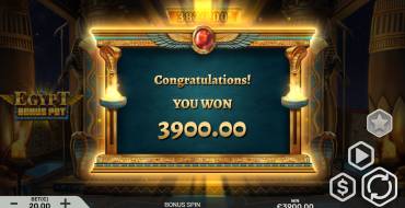 Egypt Bonus Pot: Выигрыши