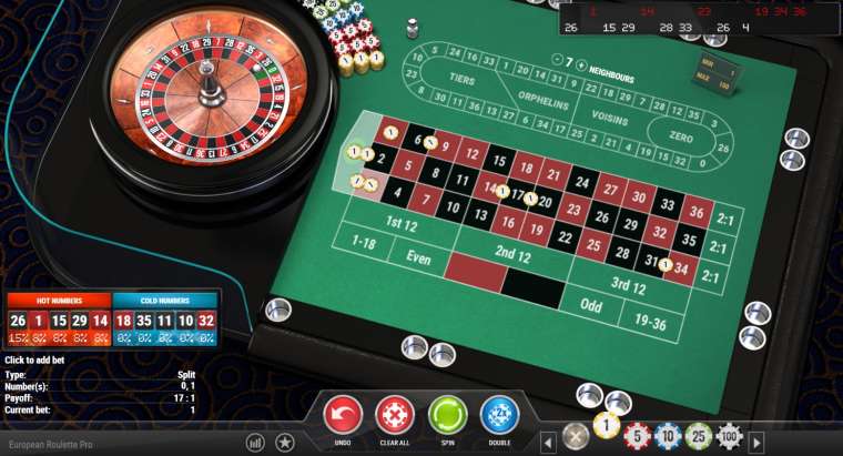 Видео покер European Roulette Pro демо-игра