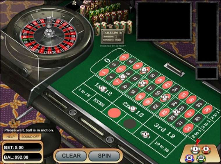Видео покер European Roulette демо-игра