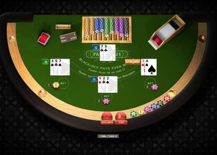Видео покер Face Up 21 Blackjack демо-игра
