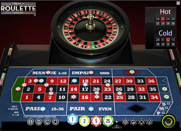 Видео покер French Roulette демо-игра