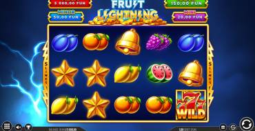 Fruit Lightning: Интерфейс