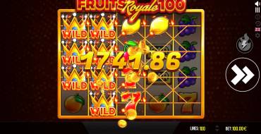 Fruits Royale 100: Выигрыши