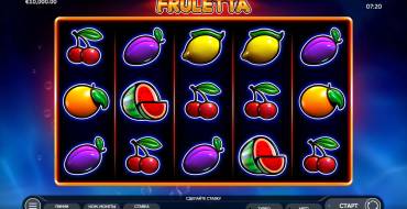 Fruletta: Игровой автомат