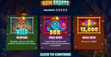 Gem Ghosts: Уникальные функции