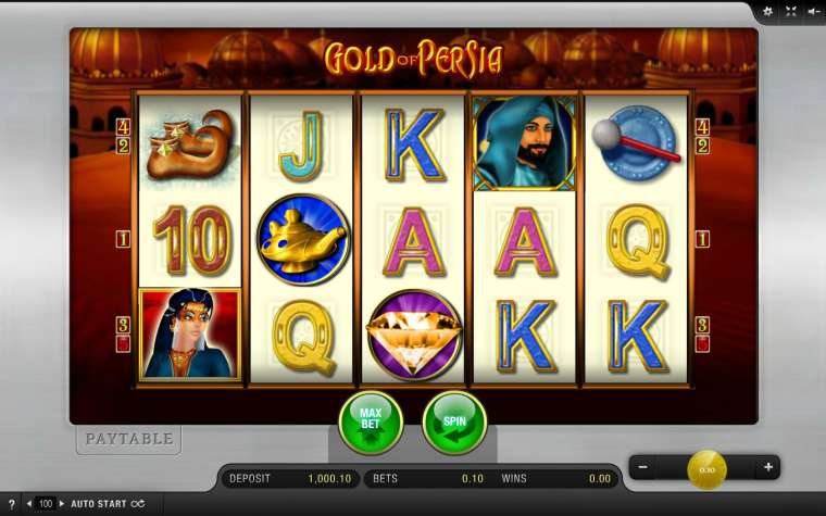 Видео покер Gold of Persia демо-игра