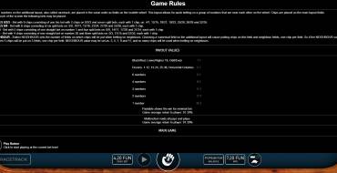 Gold Roulette: Таблица выплат