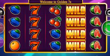 Golden 7s: Игровой автомат