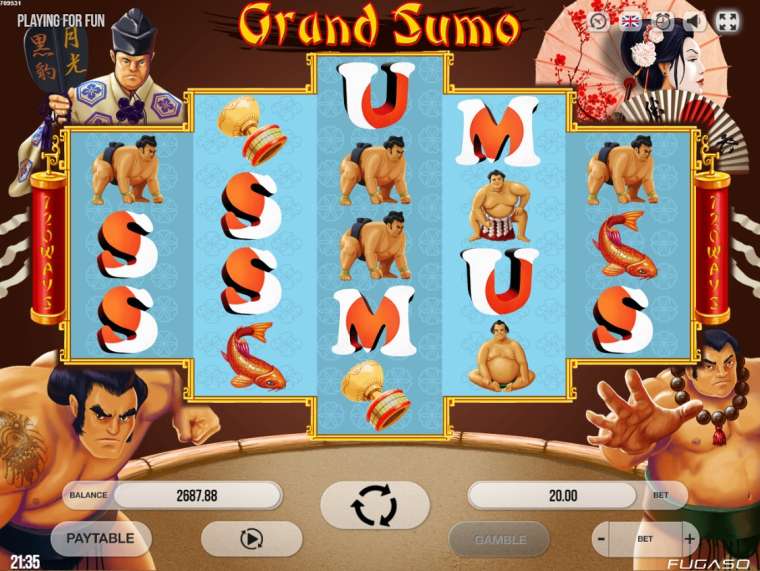 Онлайн слот Grand Sumo играть