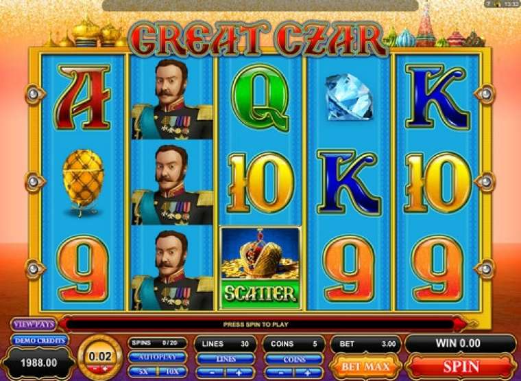 Онлайн слот Great Czar играть