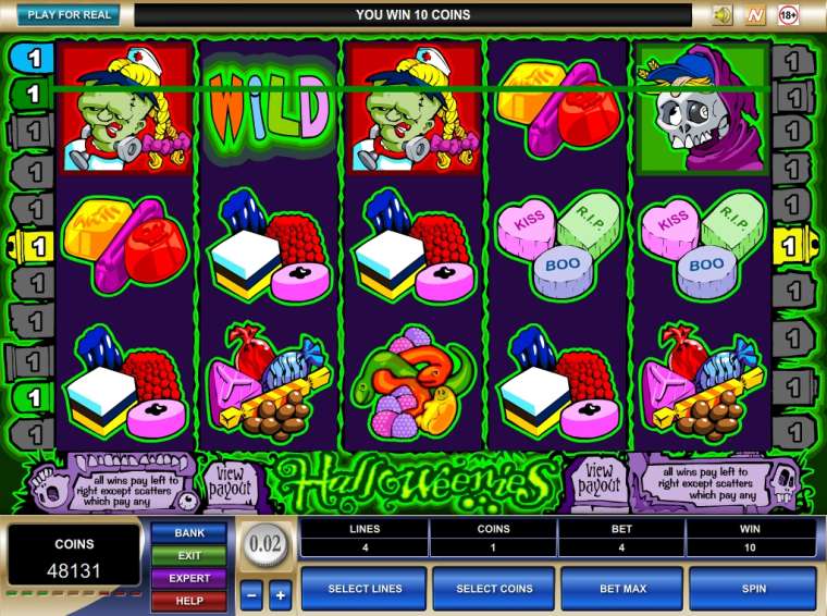 Видео покер Halloweenies демо-игра