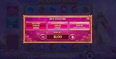 Hearts of Venus: Уникальные функции