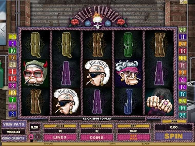 Видео покер Hell’s Grannies демо-игра