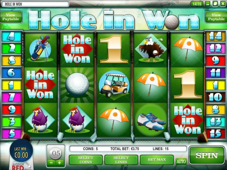 Видео покер Hole in Won демо-игра