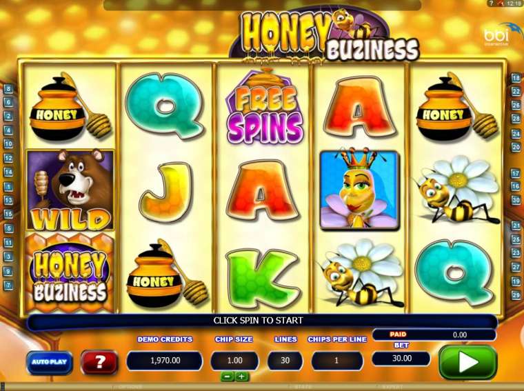 Онлайн слот Honey Buziness играть