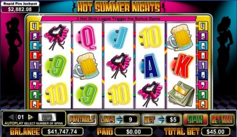 Видео покер Hot Summer Nights демо-игра