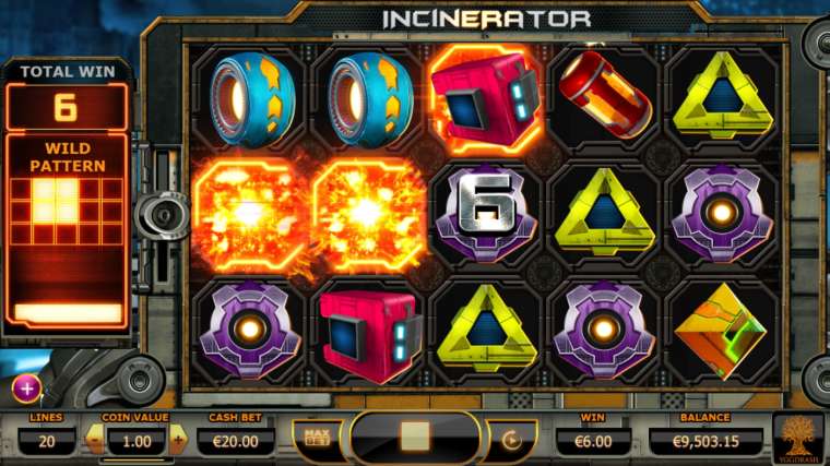 Видео покер Incinerator демо-игра