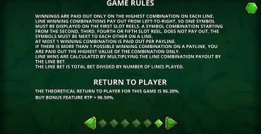 Into The Jungle Bonus Buy: Правила