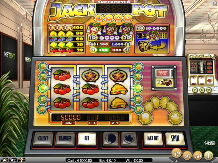 Видео покер Jackpot 6000  демо-игра