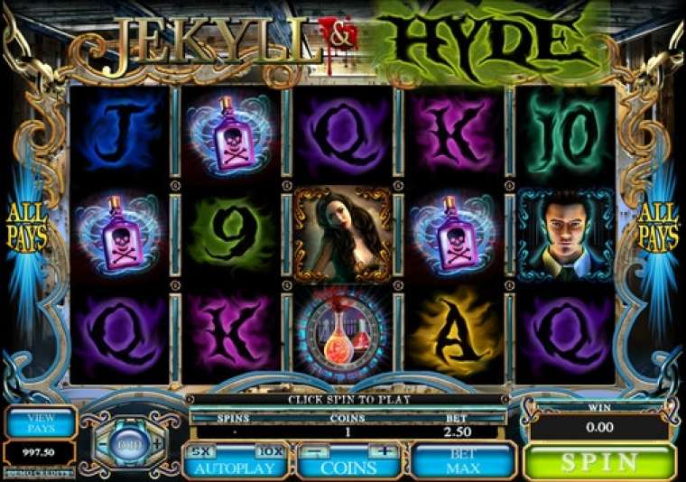 Видео покер Jekyll and Hyde демо-игра