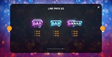 Jingle 7s Hold and Win: Таблица выплат