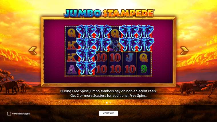 Видео покер Jumbo Stampede демо-игра