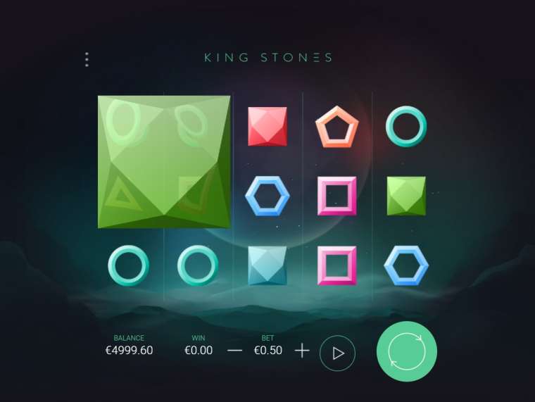 Видео покер King Stones демо-игра
