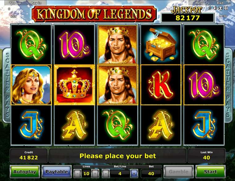Онлайн слот Kingdom of Legends играть
