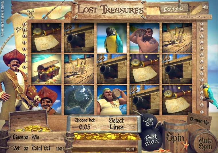 Онлайн слот Lost Treasures играть