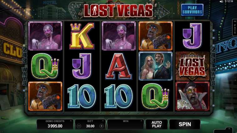 Видео покер Lost Vegas демо-игра