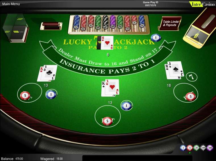 Видео покер Lucky 7 Blackjack демо-игра