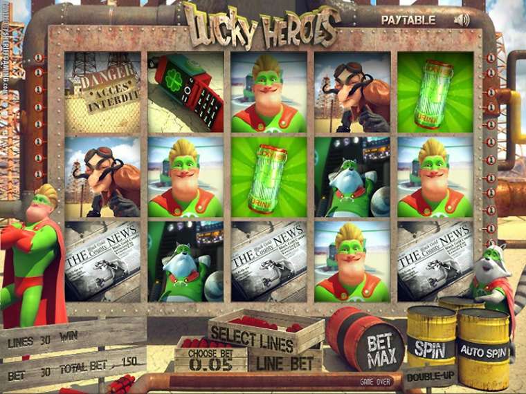 Видео покер Lucky Heroes демо-игра