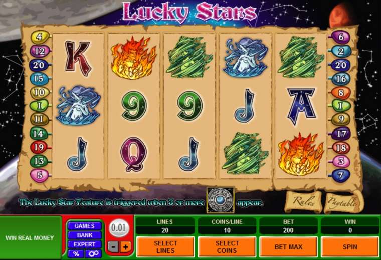 Онлайн слот Lucky Stars играть