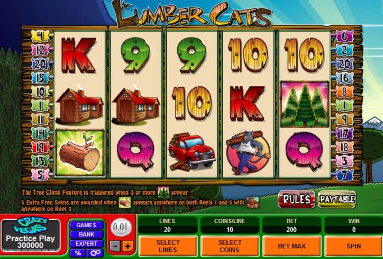 Видео покер Lumber Cats демо-игра