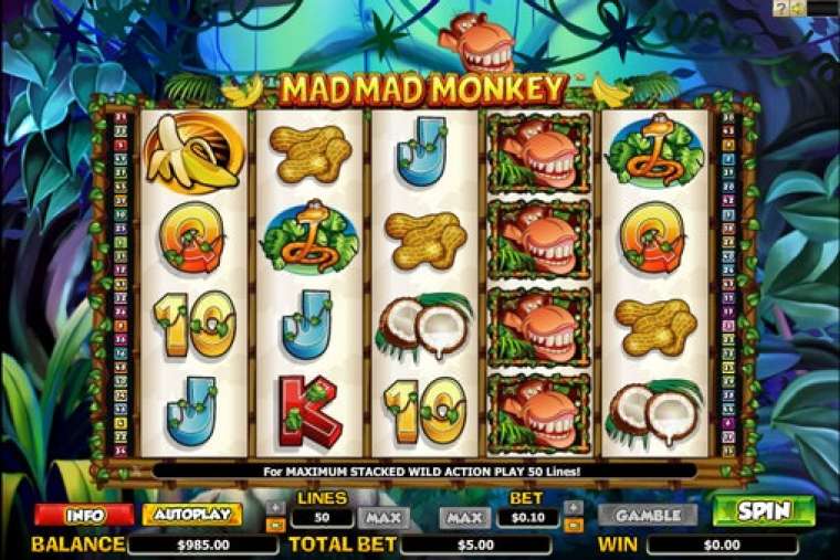 Видео покер Mad Mad Monkey демо-игра