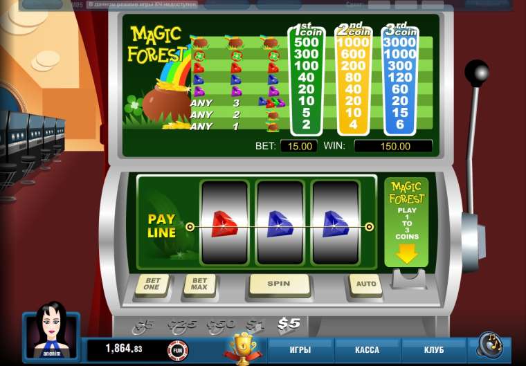 Видео покер Magic Forest демо-игра