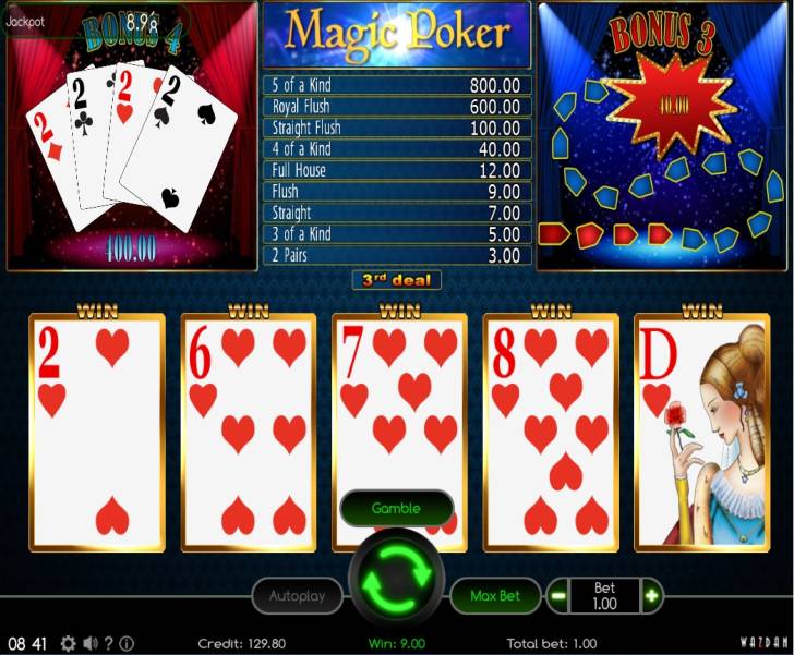 Видео-пекер Magic Poker