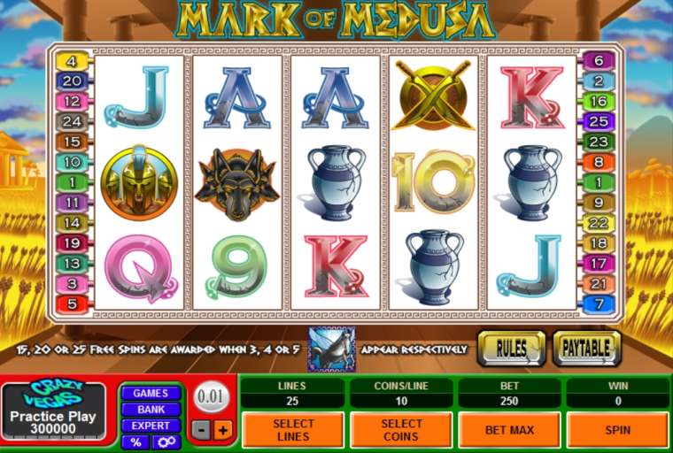 Онлайн слот Mark of Medusa играть